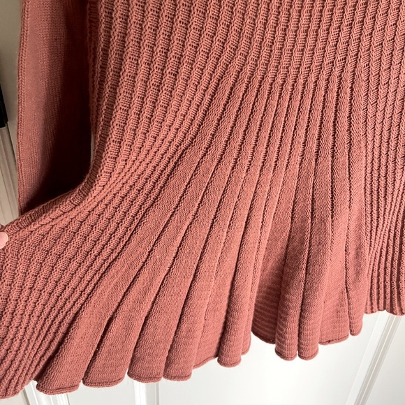 Soft Surroundings Sequin Open Cardigan Sweater | Rose Dust Pink | NWT | Size S - Picture 6 of 13